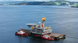 Latest North Sea Yggdrasil topsides departs Verdal