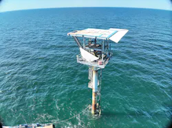 Single well orphan caisson in the as-found condition