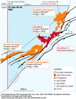 Timor-Leste prospect map