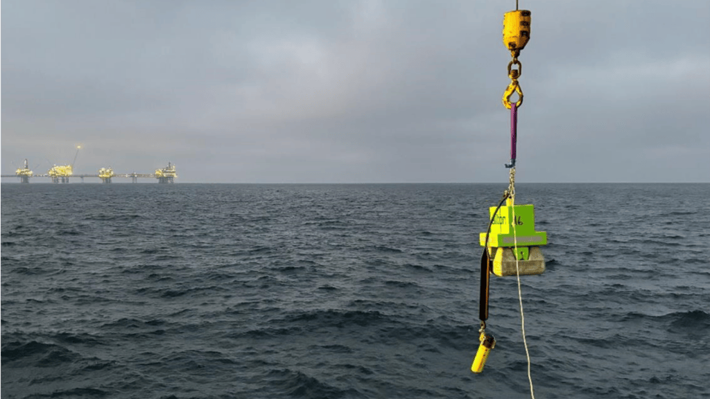 drop and pop deployment field test in the north sea