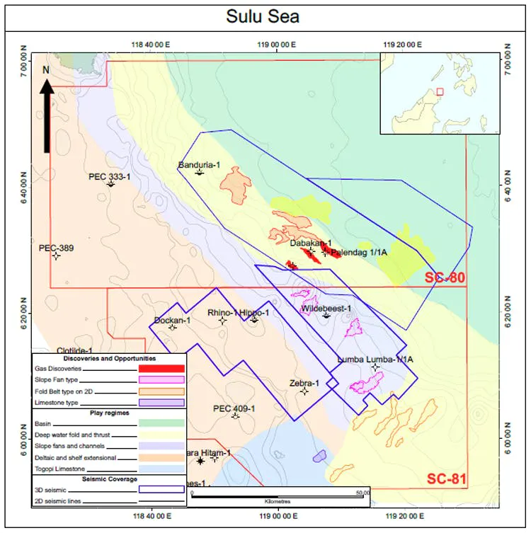 3D seismic survey location