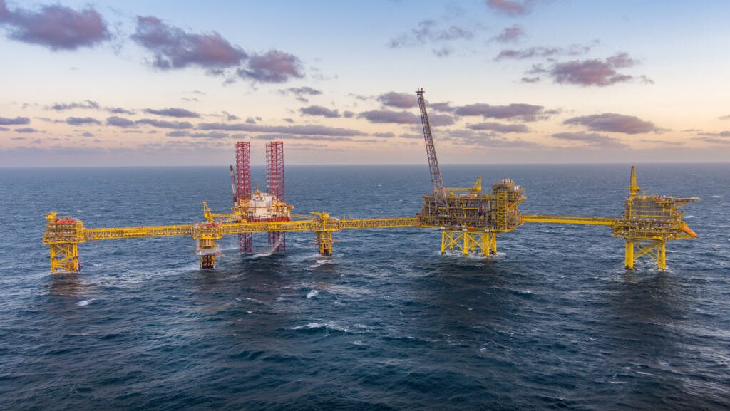 Tyra gas-condensate field in Danish North Sea