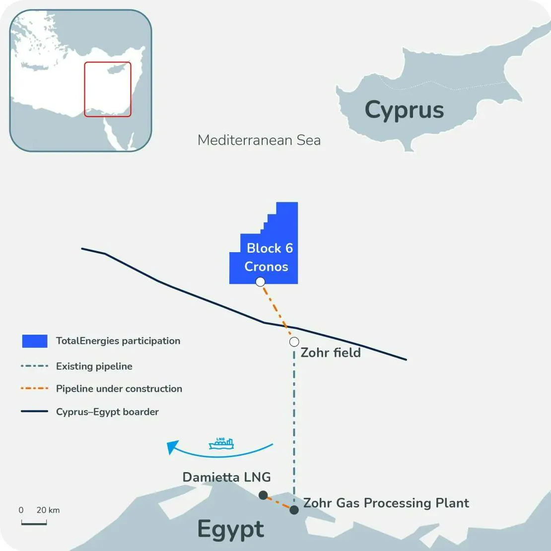 TotalEnergies' Cyprus map 2026