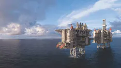 Clair Ridge offshore production