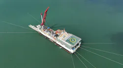 Sandpiper pipelay barge