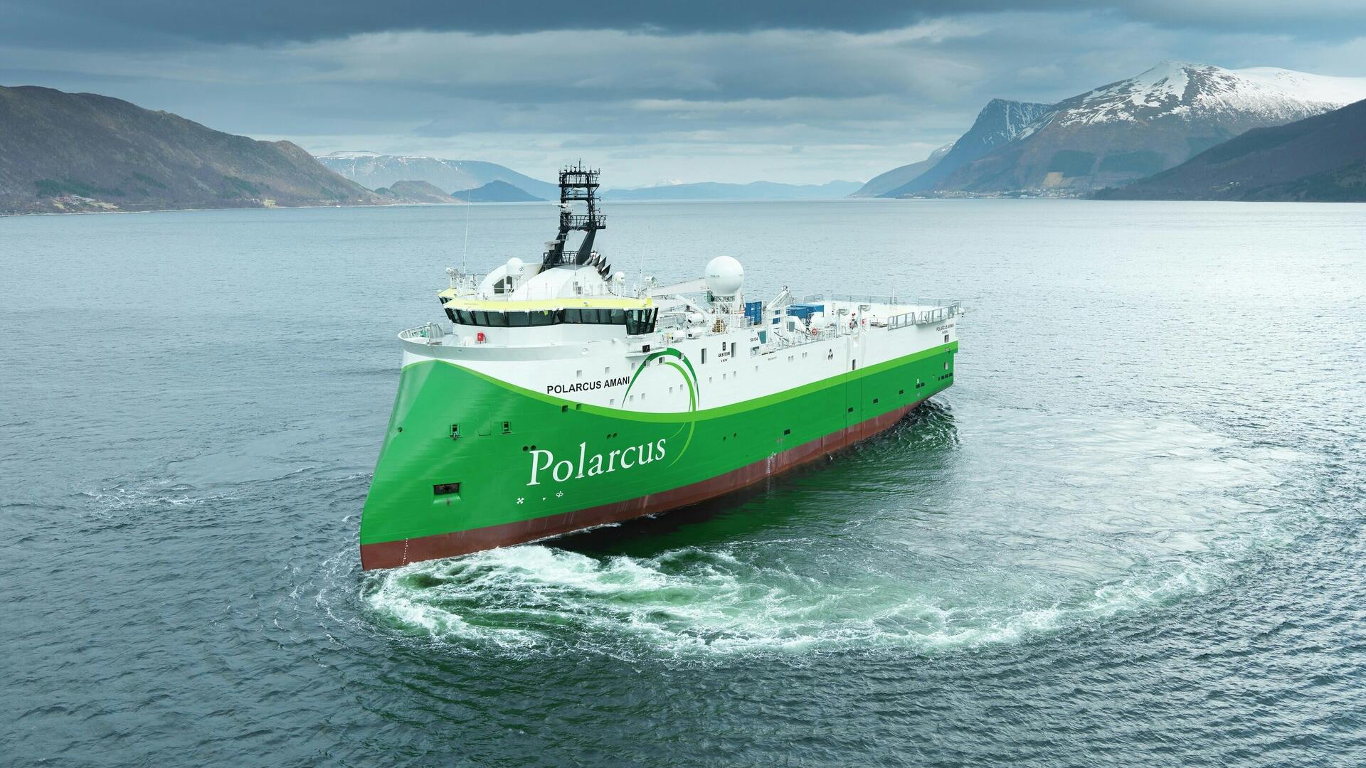 SW Bly seismic research vessel