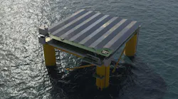 SolarDuck's elevated floating solar platform
