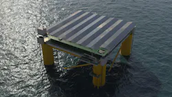 SolarDuck's elevated floating solar platform