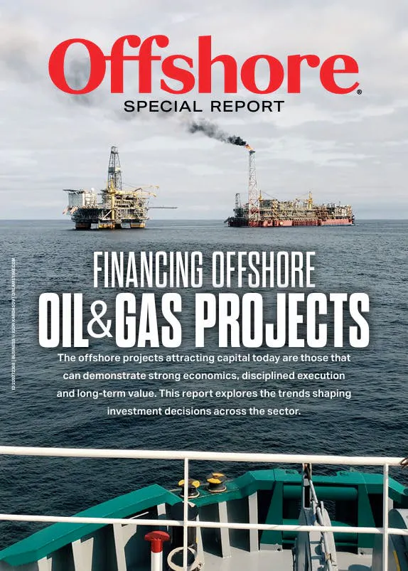 Cover of the 'Financing Offshore Oil and Gas Projects Special Report 2026'