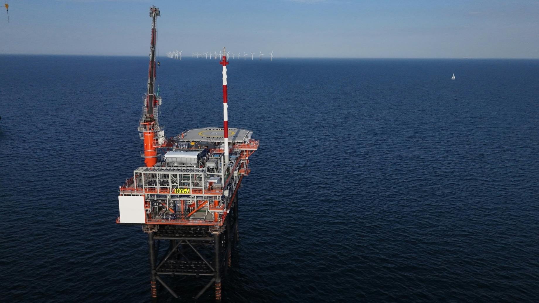 N05-A platform in the North Sea
