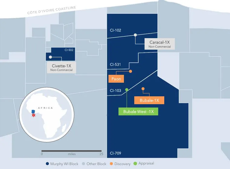 MAP: BUBALE DISCOVERY IN C&Ocirc;TE D&rsquo;IVOIRE