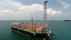 offshore FLNG vessel