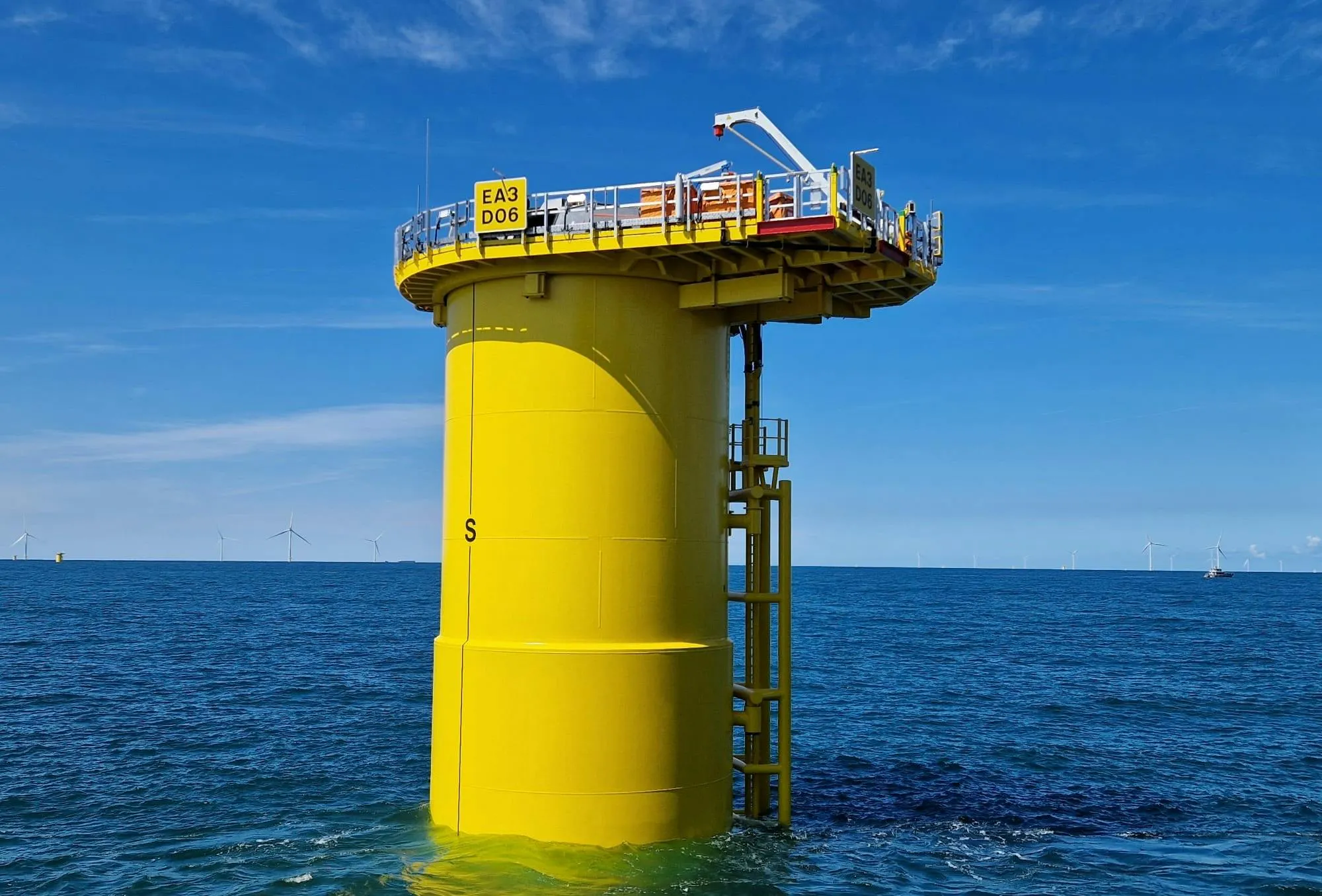 Final foundation installed at East Anglia THREE offshore wind farm