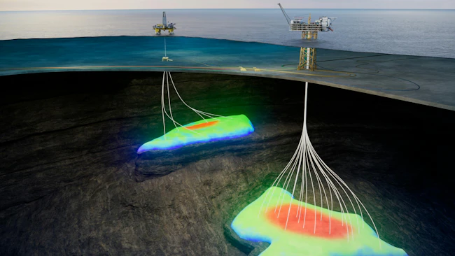Illustration of Symra development offshore Norway