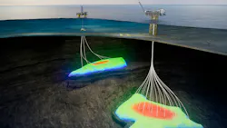 Illustration of Symra development offshore Norway
