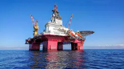 offshore drilling at Elanora-1 exploration well