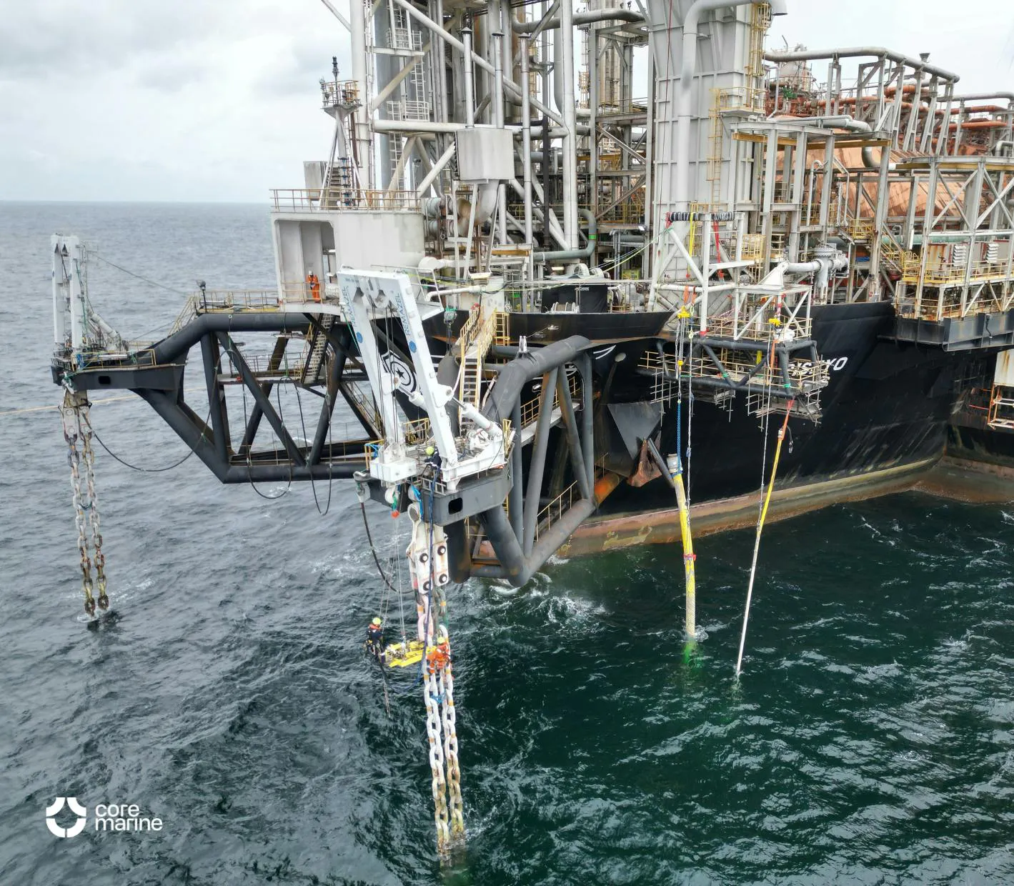 disconnection operations on the Hilli Episeyo FLNG vessel