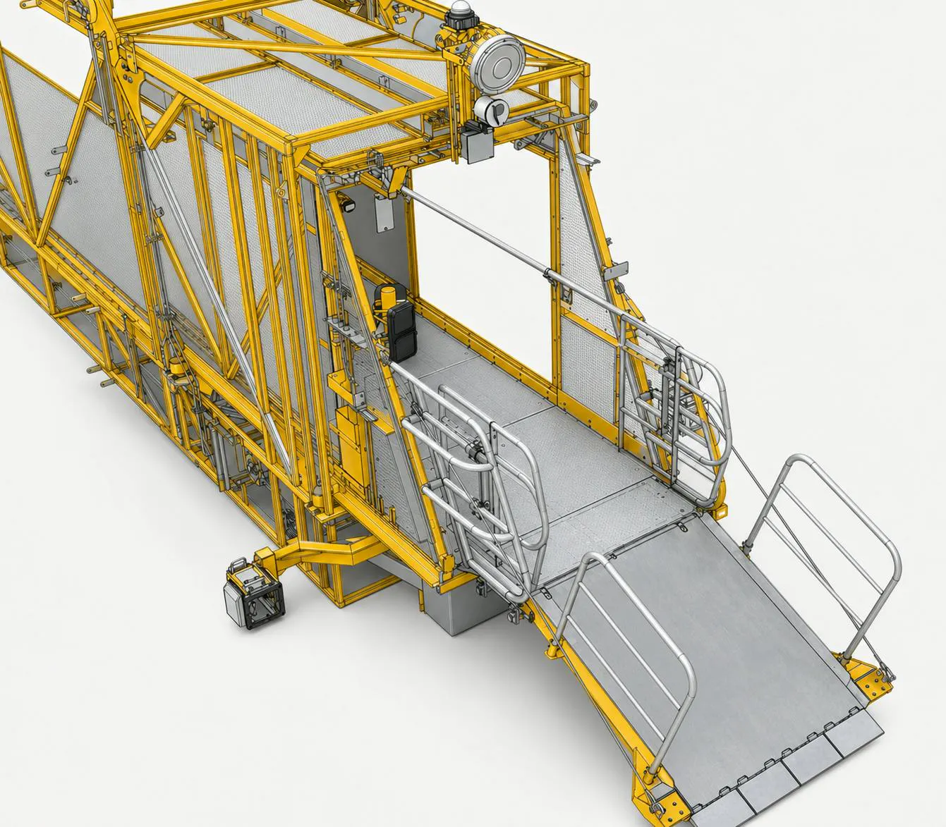 gangway close-up rendering