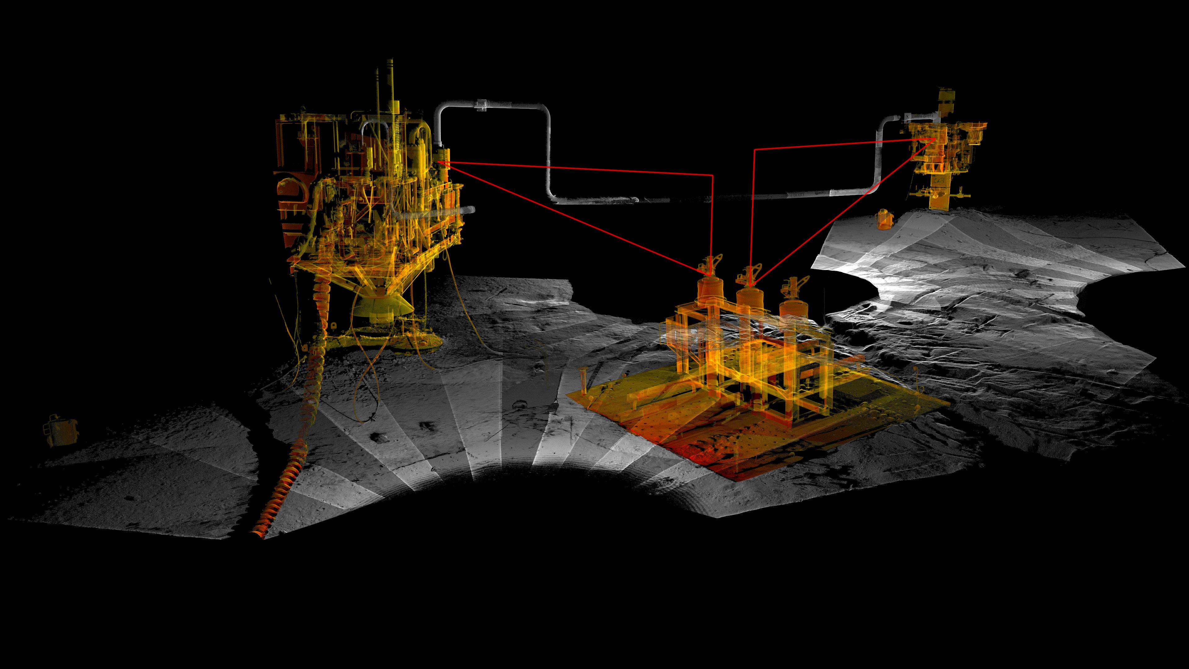 digital twin generated from high-resolution subsea survey data