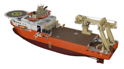 rendering of the new Solstad Offshore-SBM Offshore multipurpose deepwater installation and construction vessel