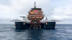 Pioneering Spirit's North Cormorant topsides removal