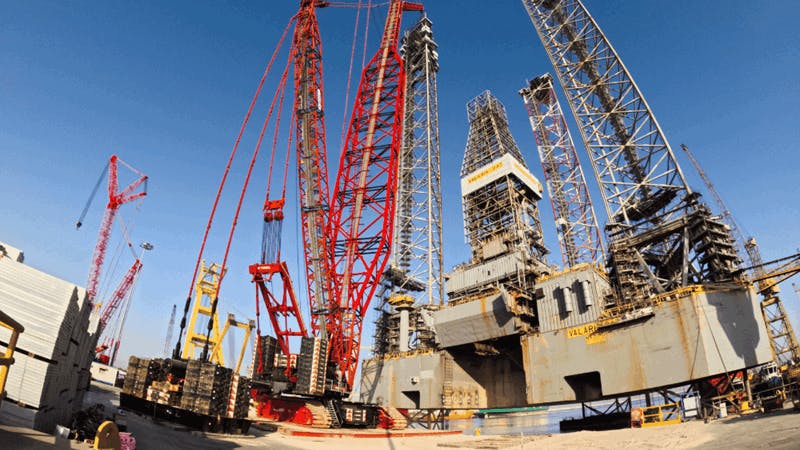 Mammoet completed heavy lifting operations for BW Energy's Maromba B wellhead platform conversion project