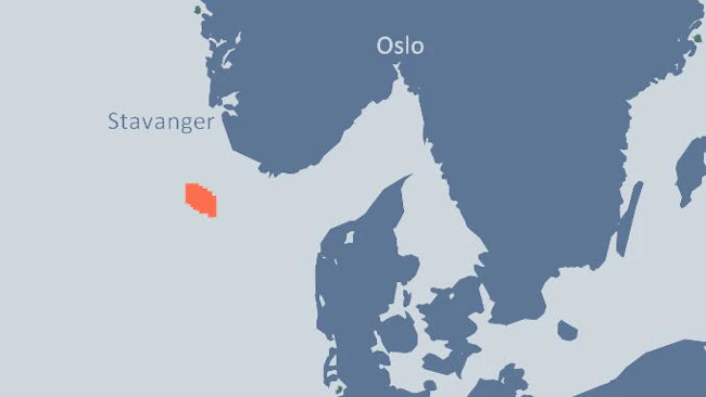 map of Havstjerne CO2 storage project