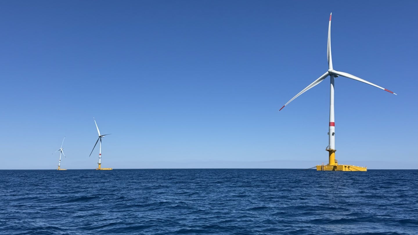 floating Eolmed turbines