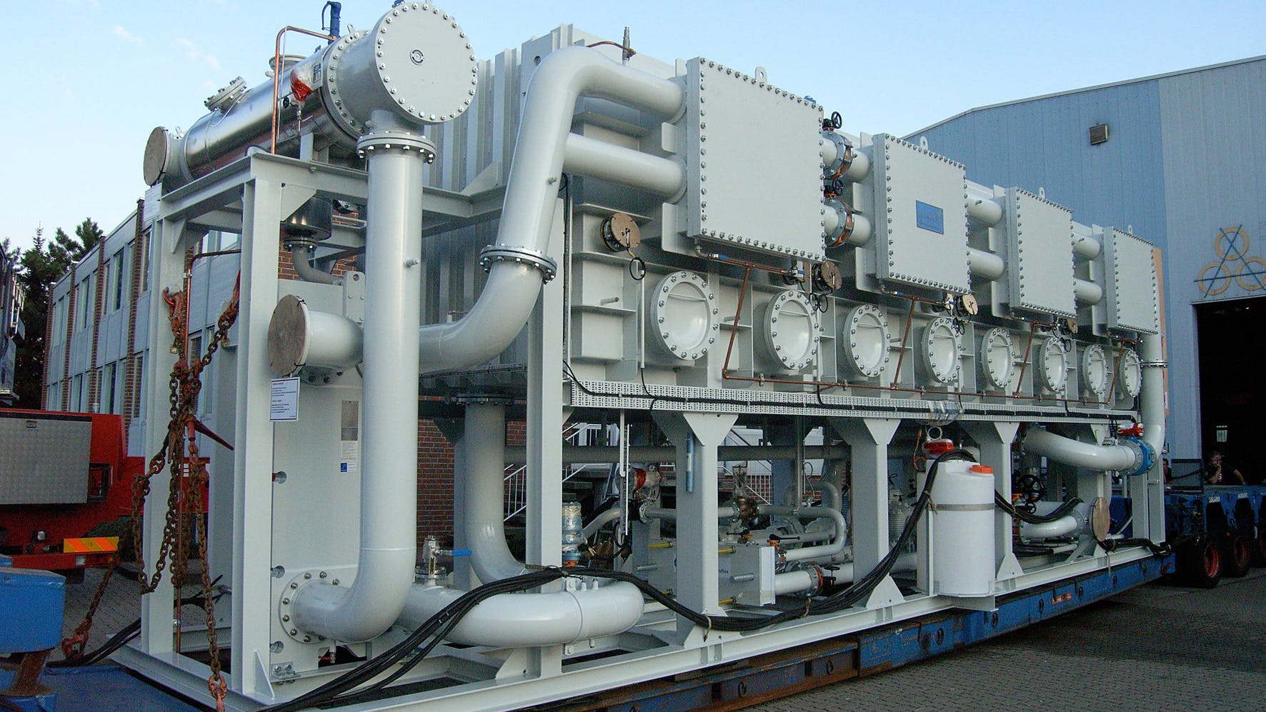 large-scale freshwater generation system designed for offshore applications