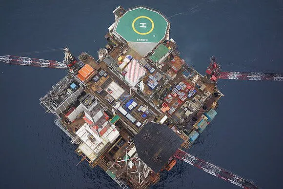 Magnus platform in the UK northern North Sea
