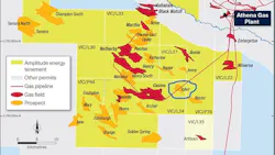 Amplitude finds gas in Juliet prospect offshore SE Australia