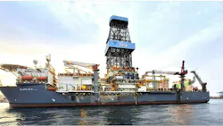 The Vicango Este-01 exploration well was drilled in approximately 940 meters of water by the Valaris DS-9 drillship, bout 370 kilometers (230 miles) northwest of Luanda