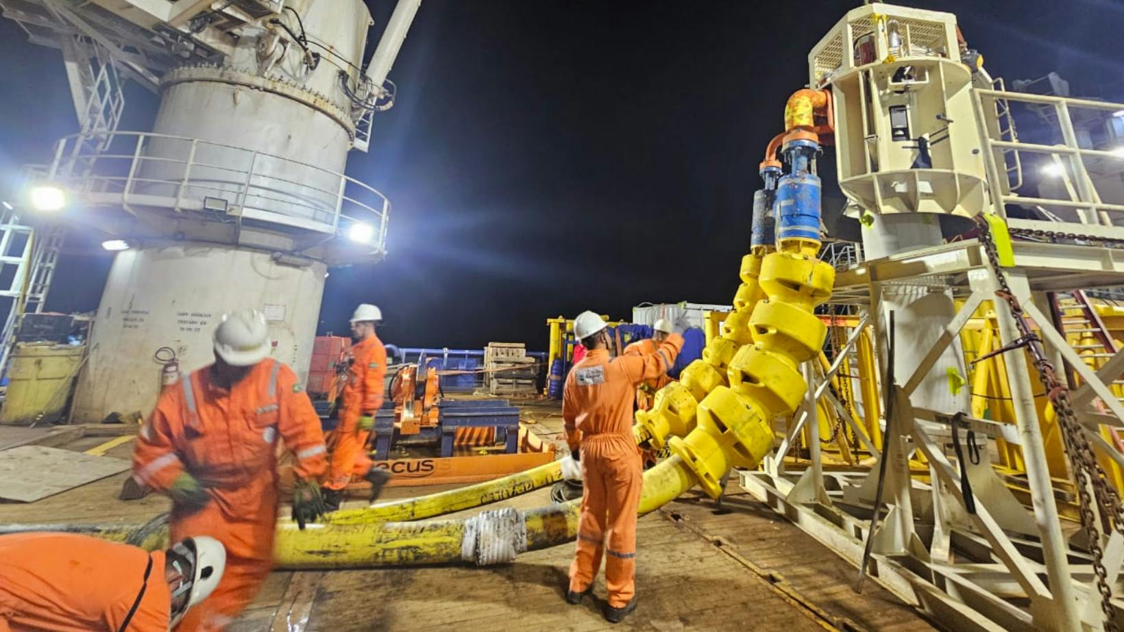 CoreMarine personnel conduct subsea installation operations