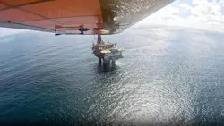 Drone conducts trans-North Sea inspection mission on Statfjord platform