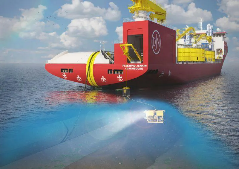 Jan De Nul's cable-lay vessel Fleeming Jenkin