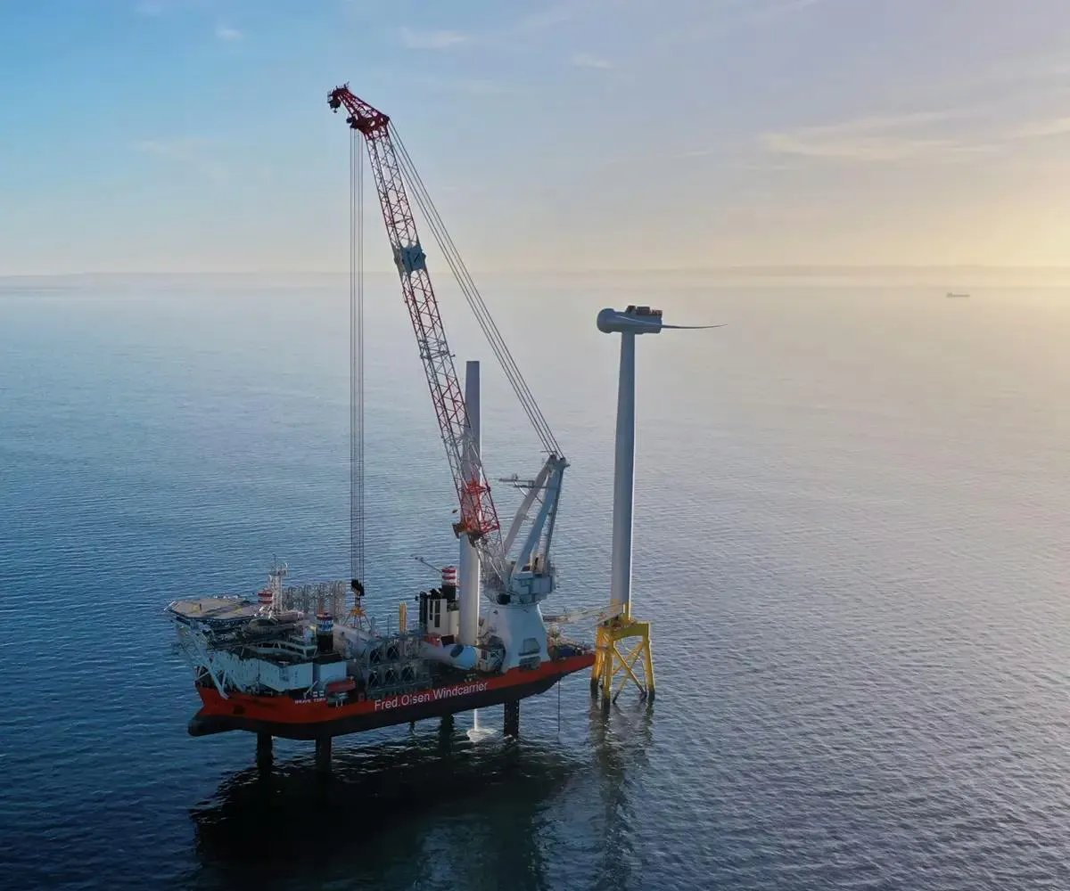 Brave Tern jackup offshore wind turbine installation vessel