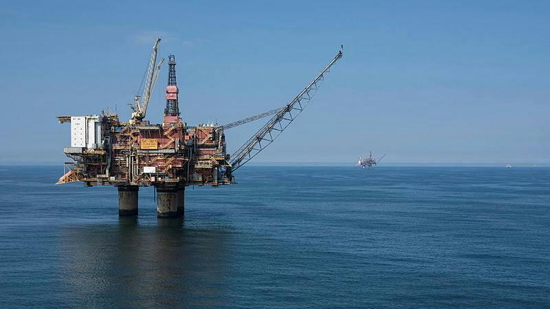 Statfjord A offshore platform in the North Sea