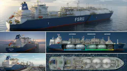 AI-generated FSRU images
