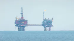 Offshore oil and gas platforms in the North Sea