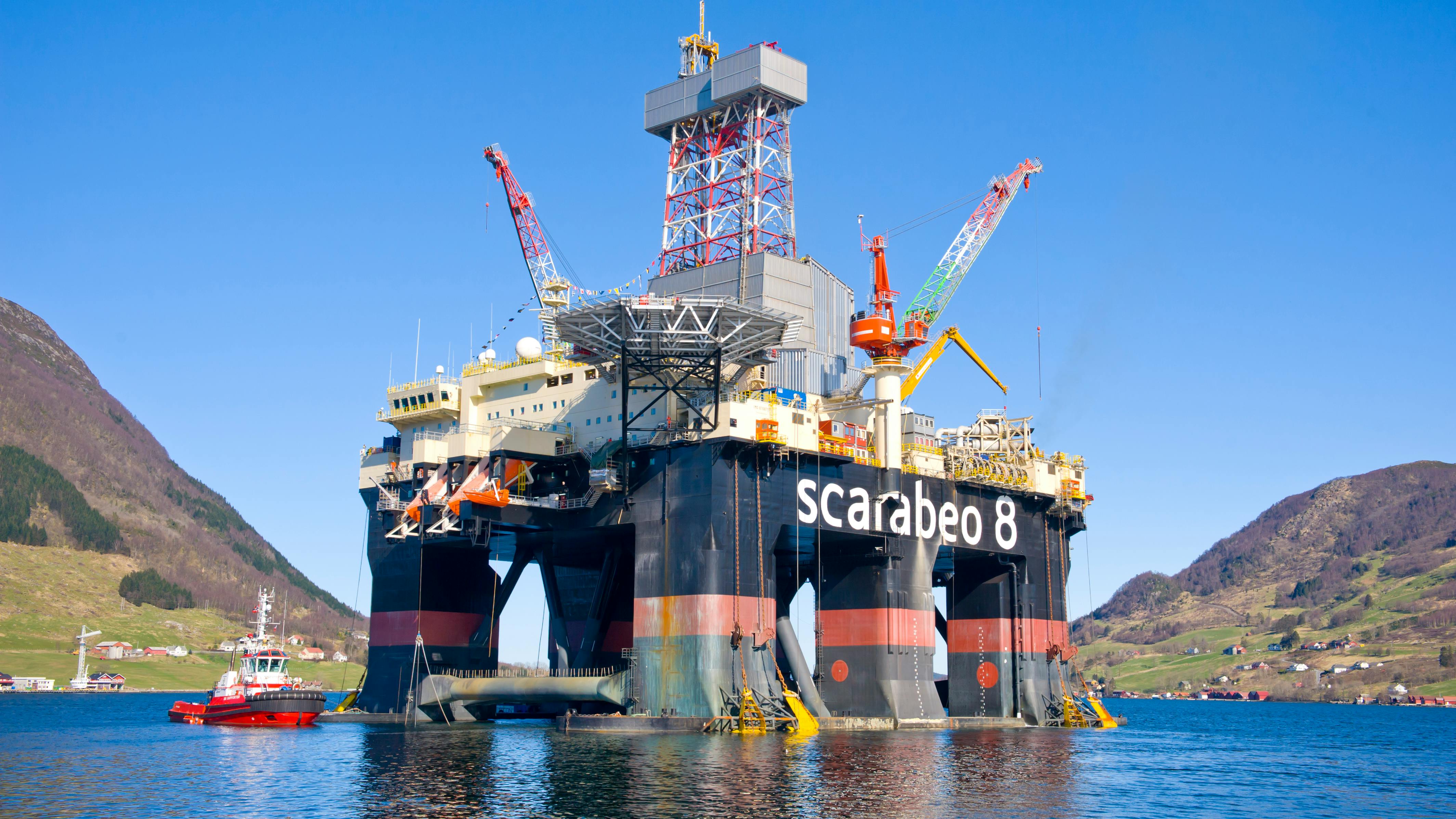 Scarabeo 8 semisubmersible drilling rig