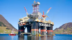 Scarabeo 8 semisubmersible drilling rig
