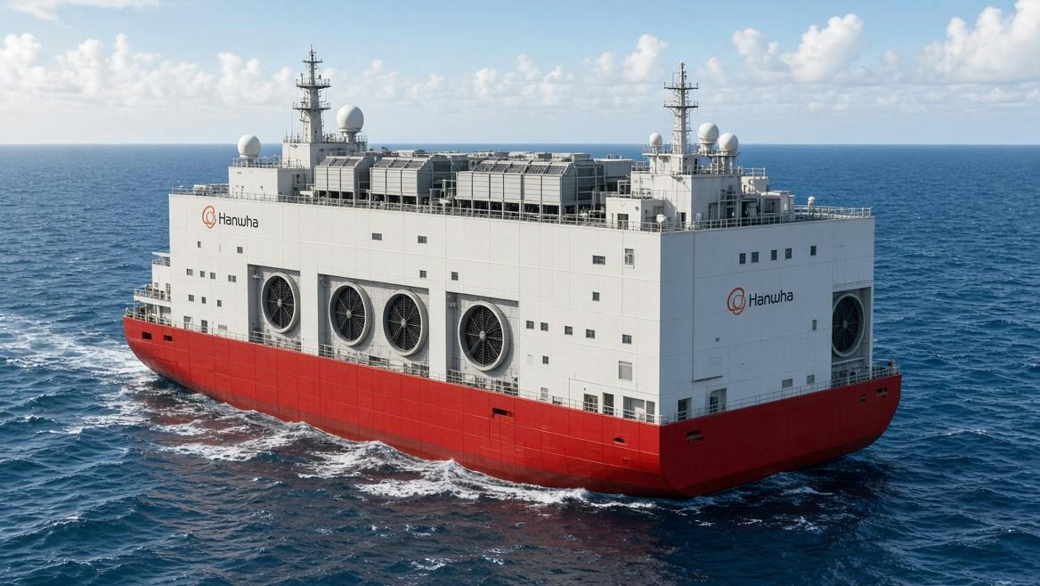 Floating data center concept