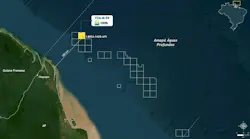 map shows the location of the Morpho well