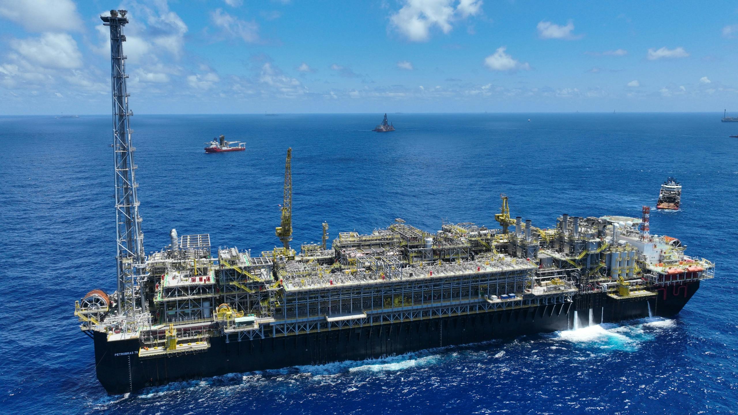 P-78 FPSO offshore Brazil