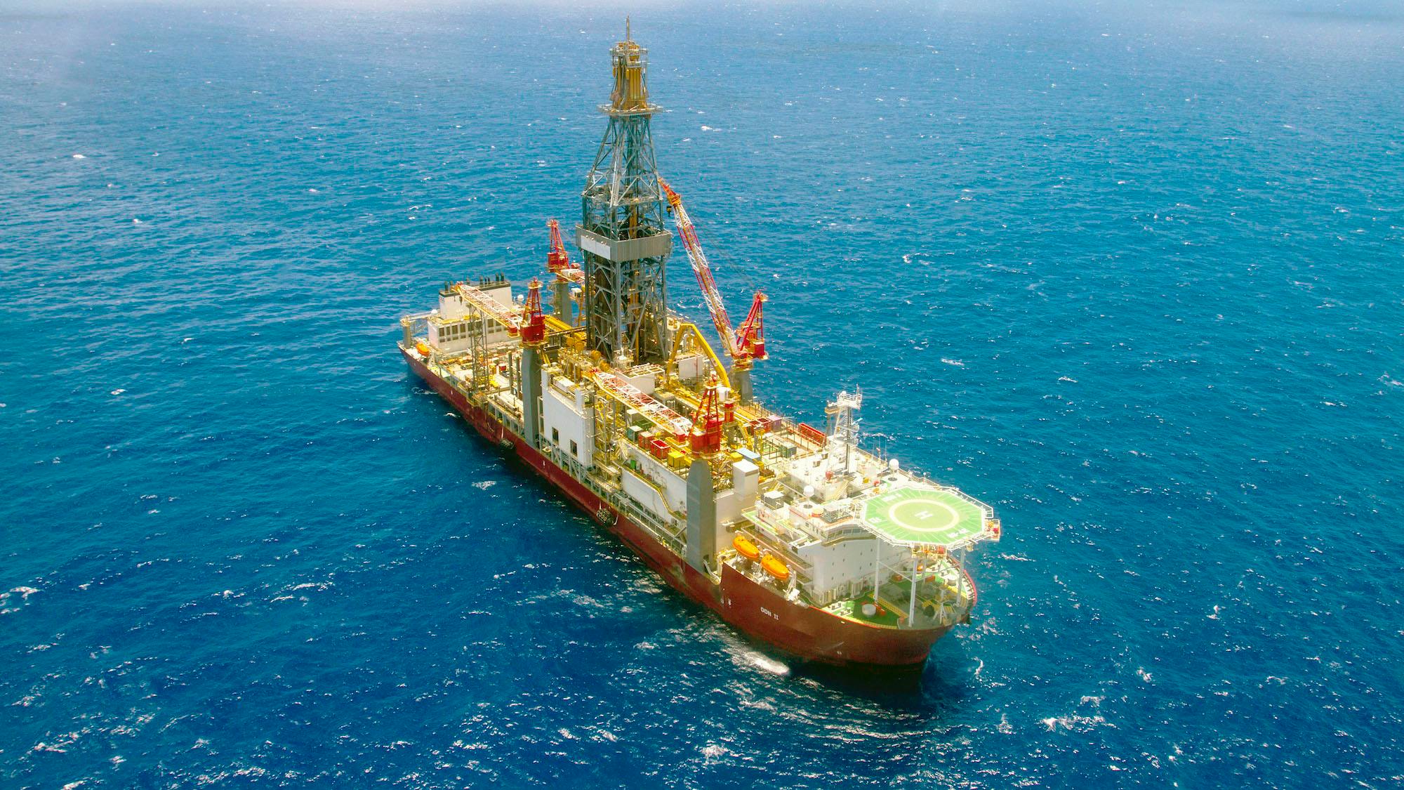 NS-42 drilllship operates at Morpho well offshore Brazil