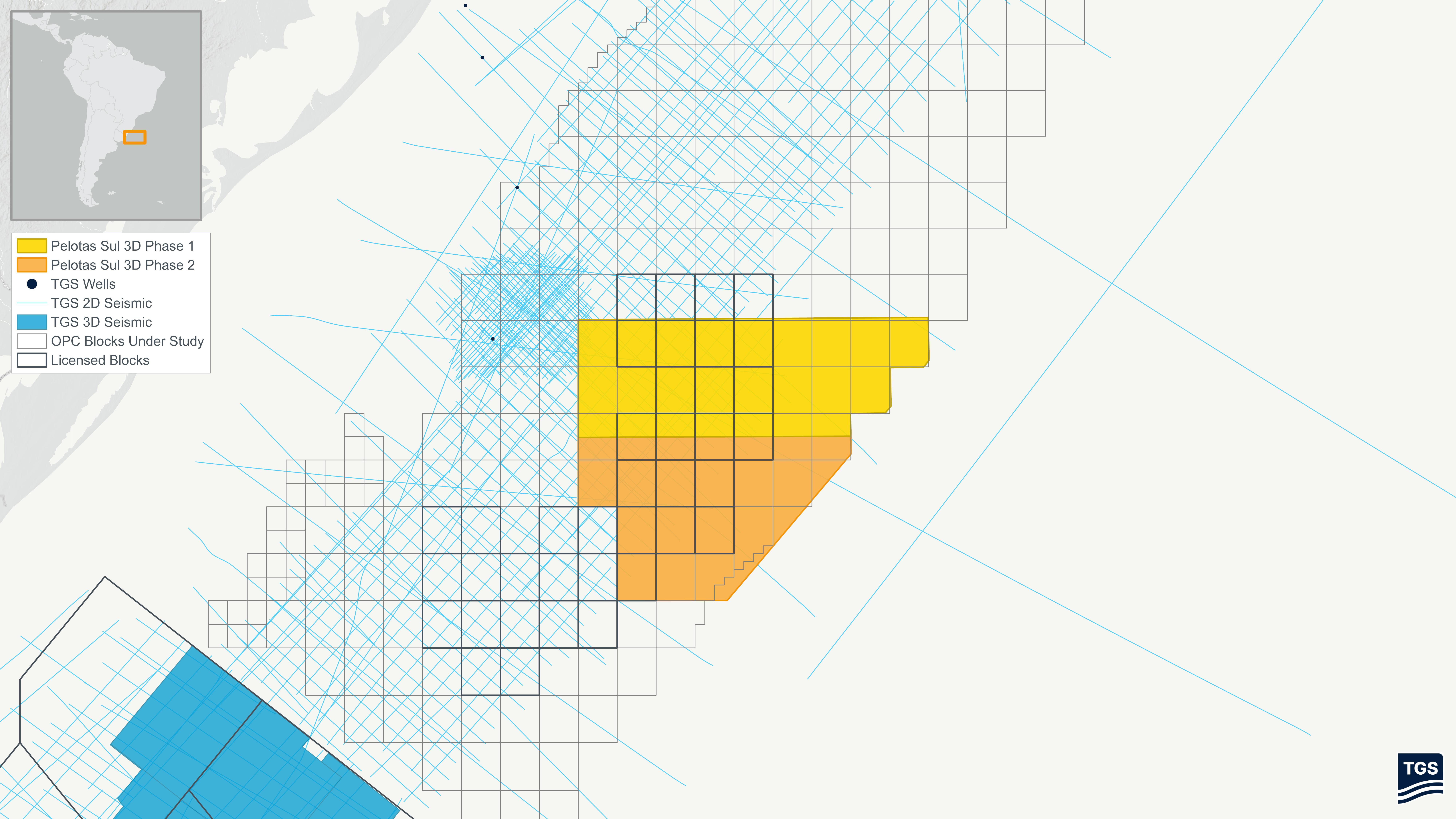 Pelotas Sul Phase 2 Multi-Client Survey Offshore Brazil
