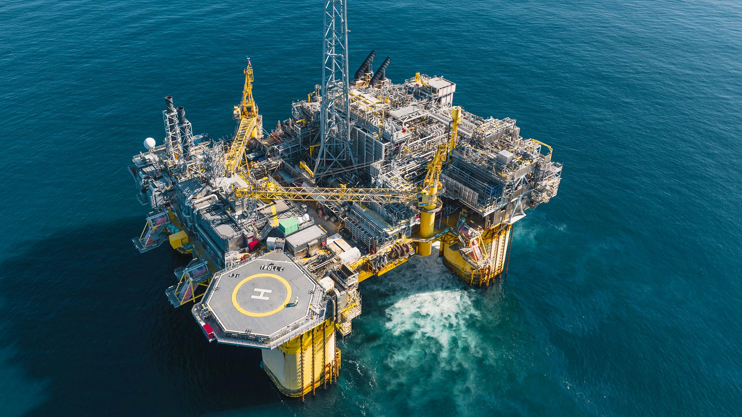 Troll C platform in the North Sea