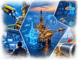 illustration of various offshore technologies