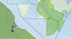 Map of Phase 1 Guyana legacy 3D reimaging project
