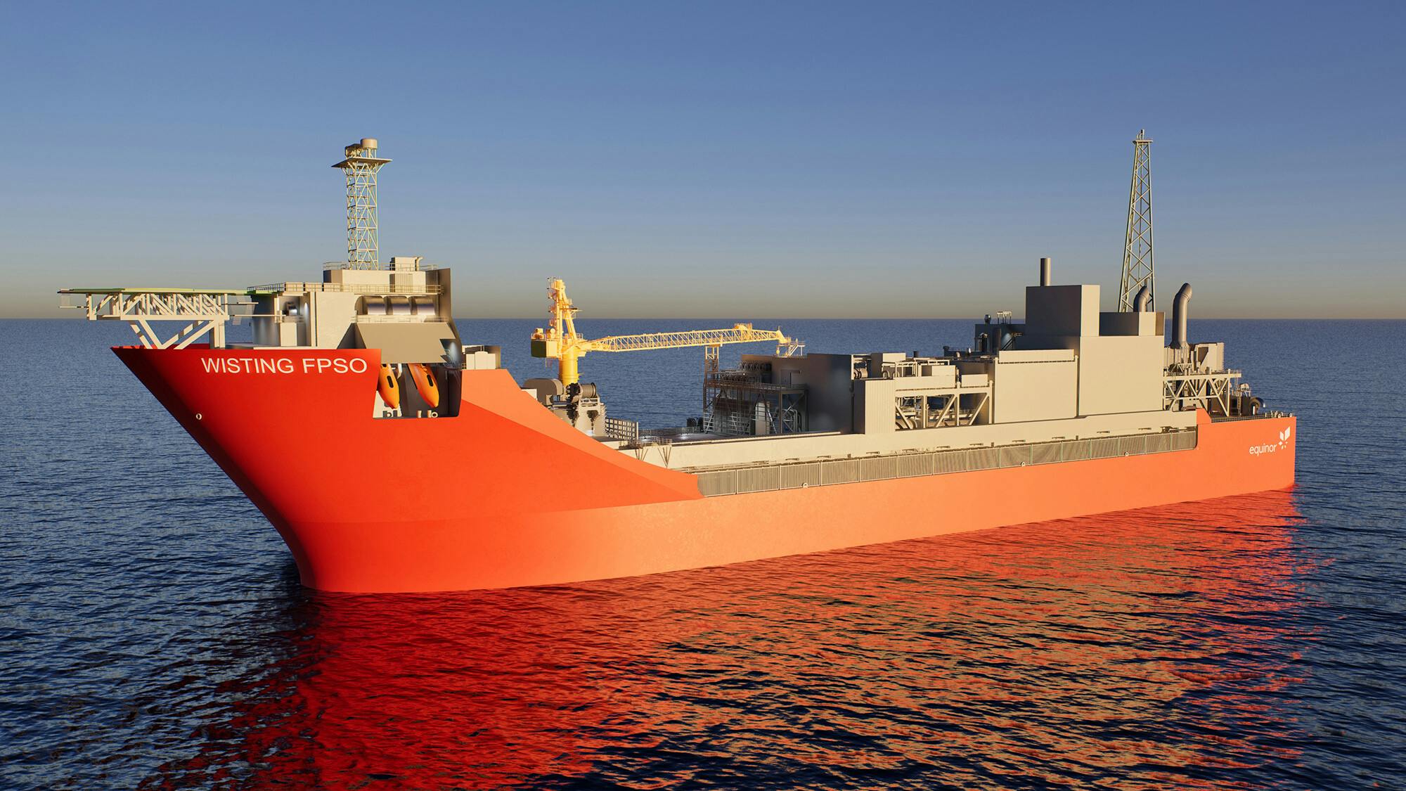 Concept illustration of the Wisting FPSO